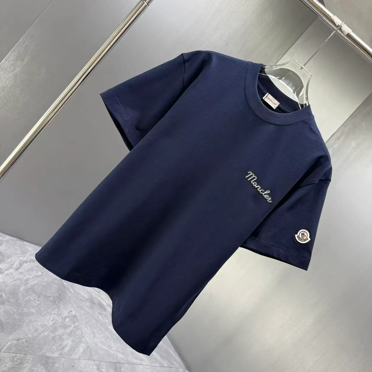 MONCL* * 2026 New Arrival T logo + ：Black White Dark Blue Sizes：S M L XL XXL